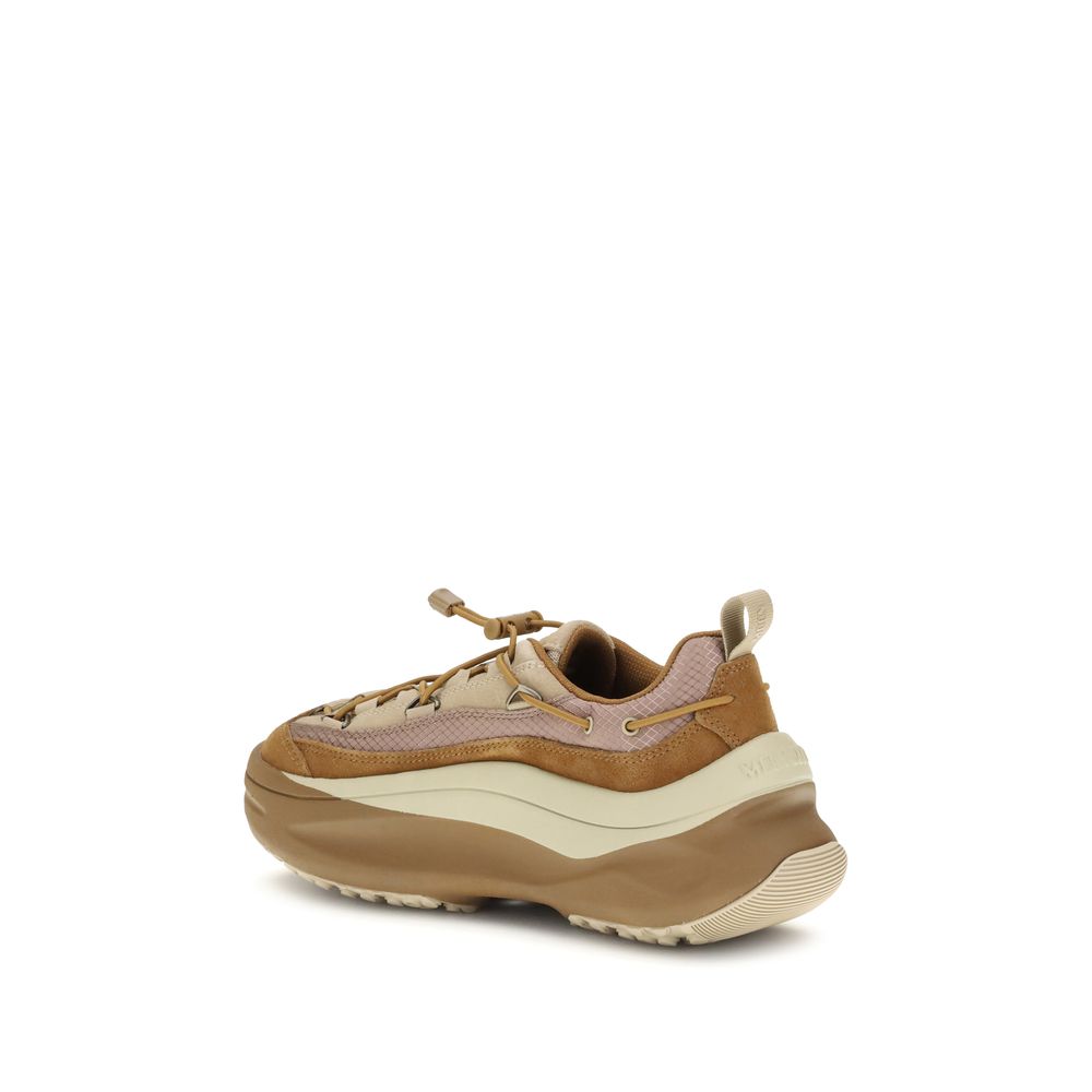 Brown Calf Leather Bos Taurus Athletic Sneakers