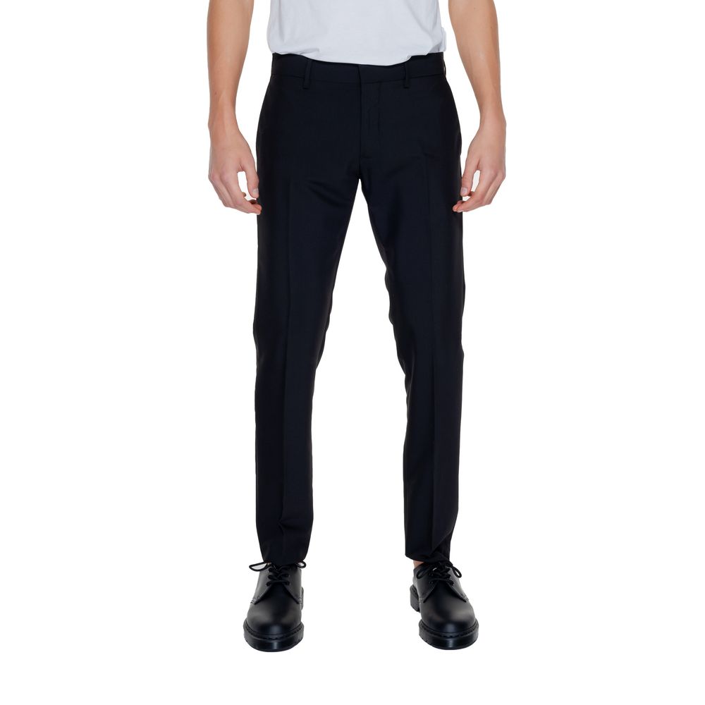 Black Polyester Pant