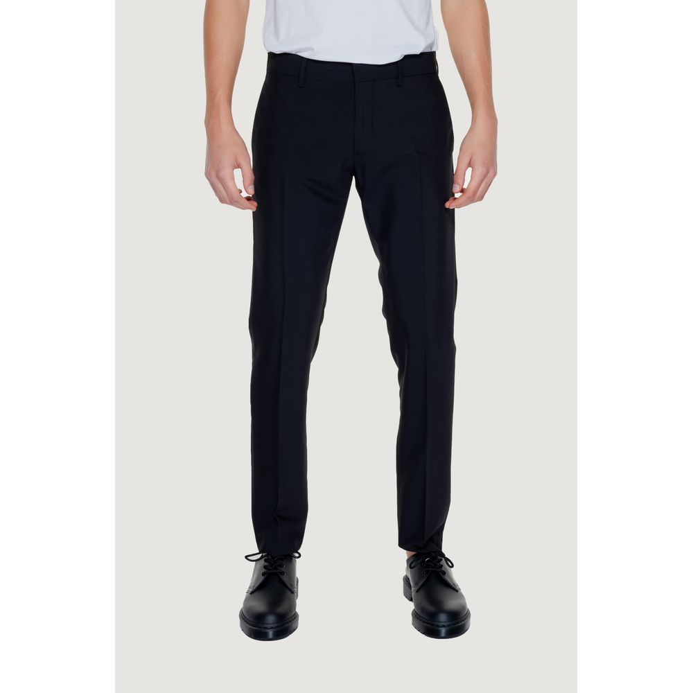 Black Polyester Pant