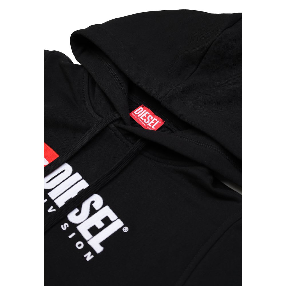 Black Cotton Hoody