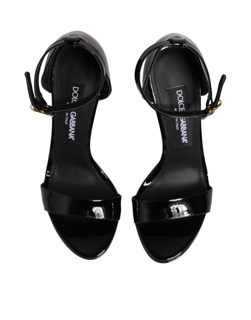 Black Leather Platform Keira Sandals Shoes