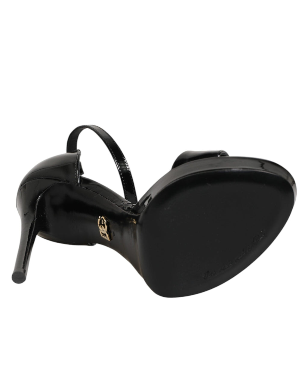 Black Leather Platform Keira Sandals Shoes