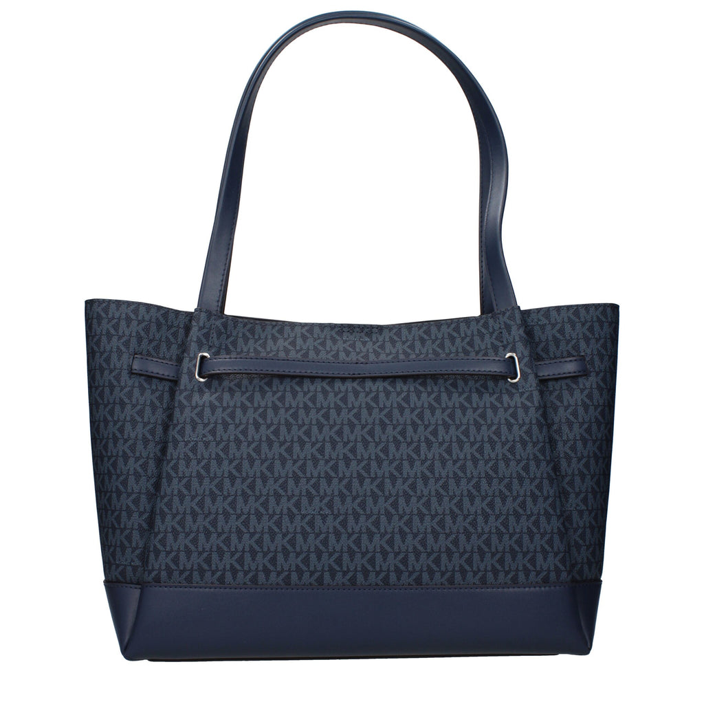 Blue Fabric Shoulder Bag