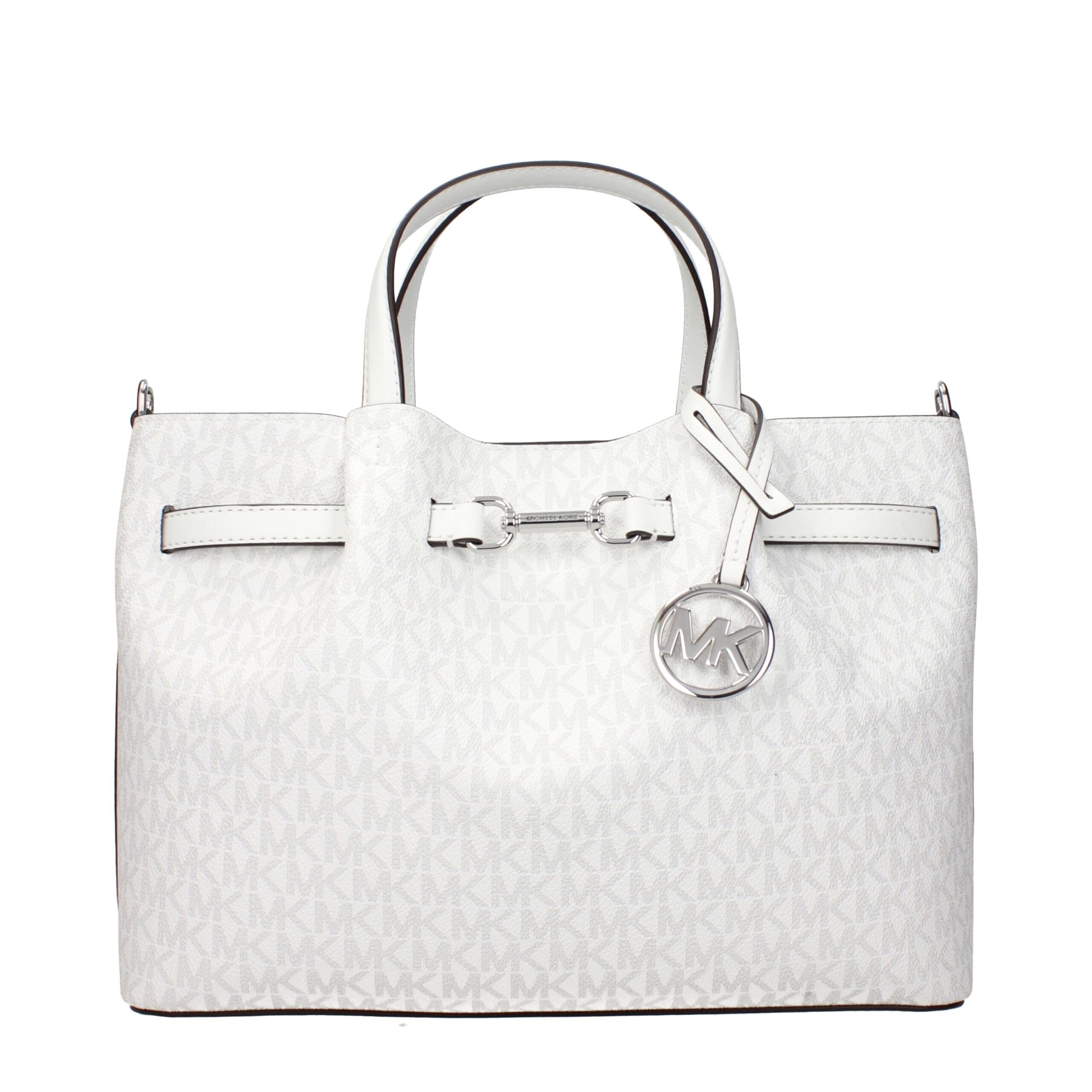 White Fabric Handbag