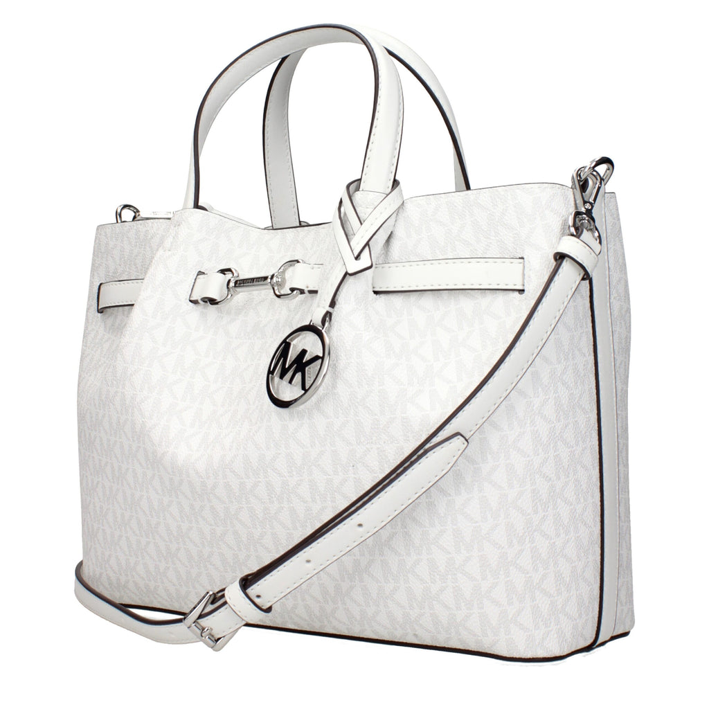White Fabric Handbag