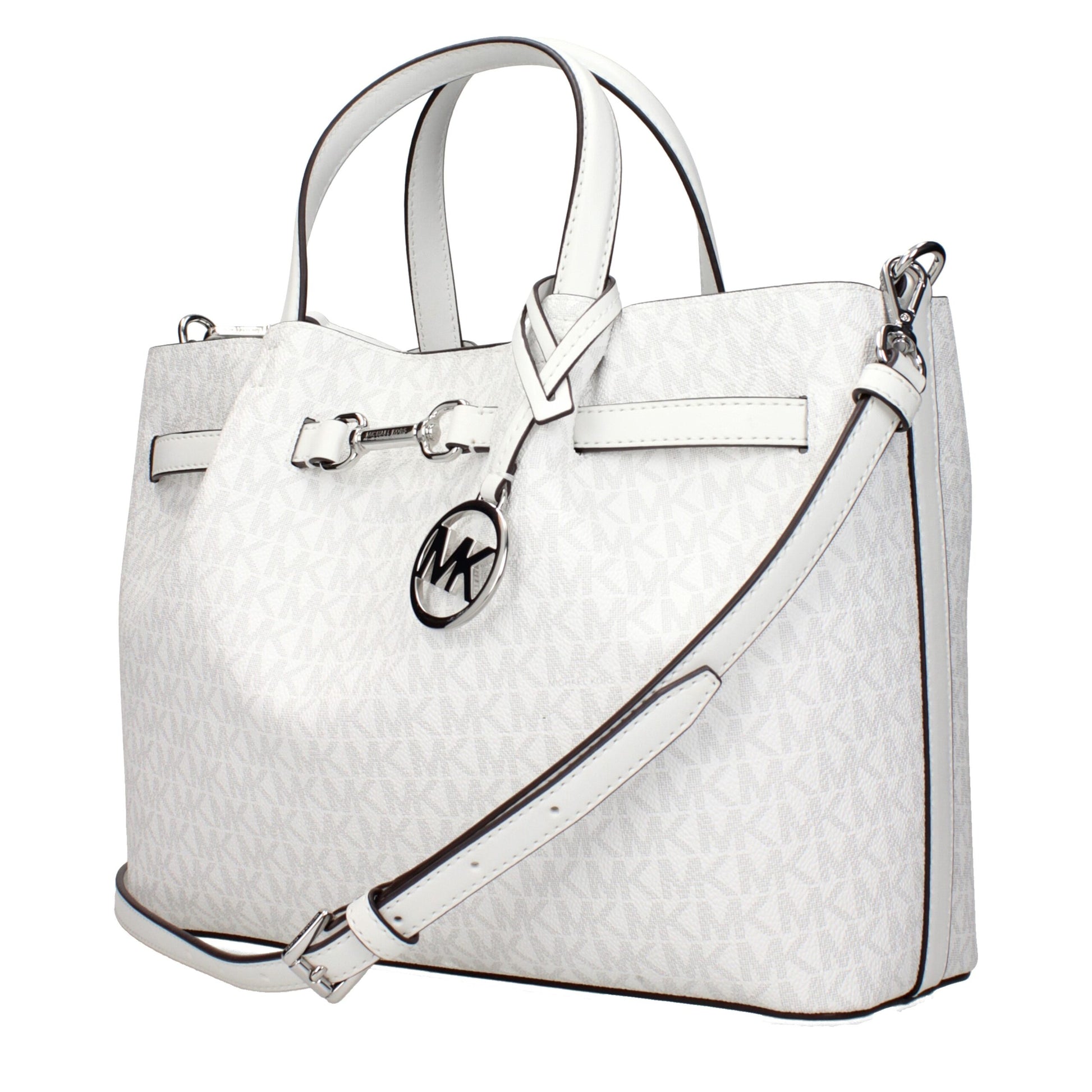 White Fabric Handbag