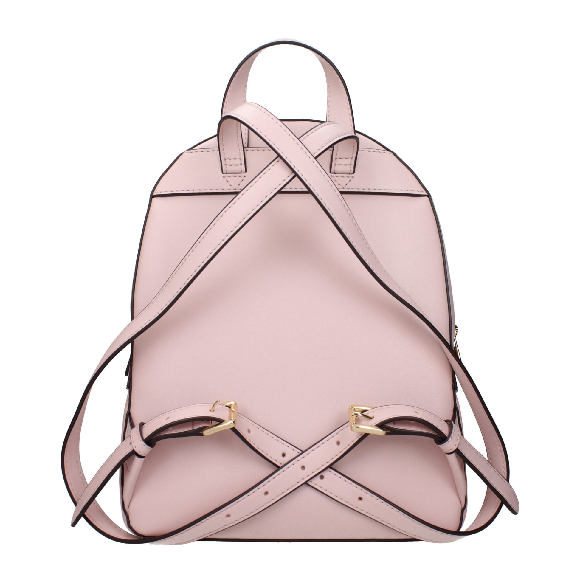 Pink Leather Backpack