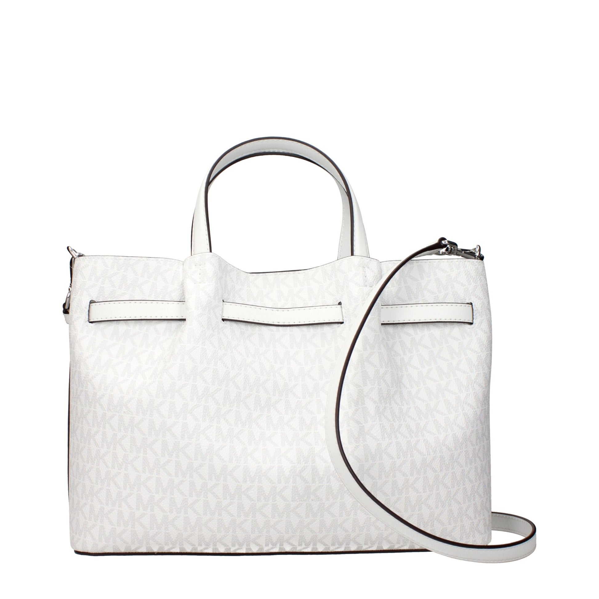 White Fabric Handbag