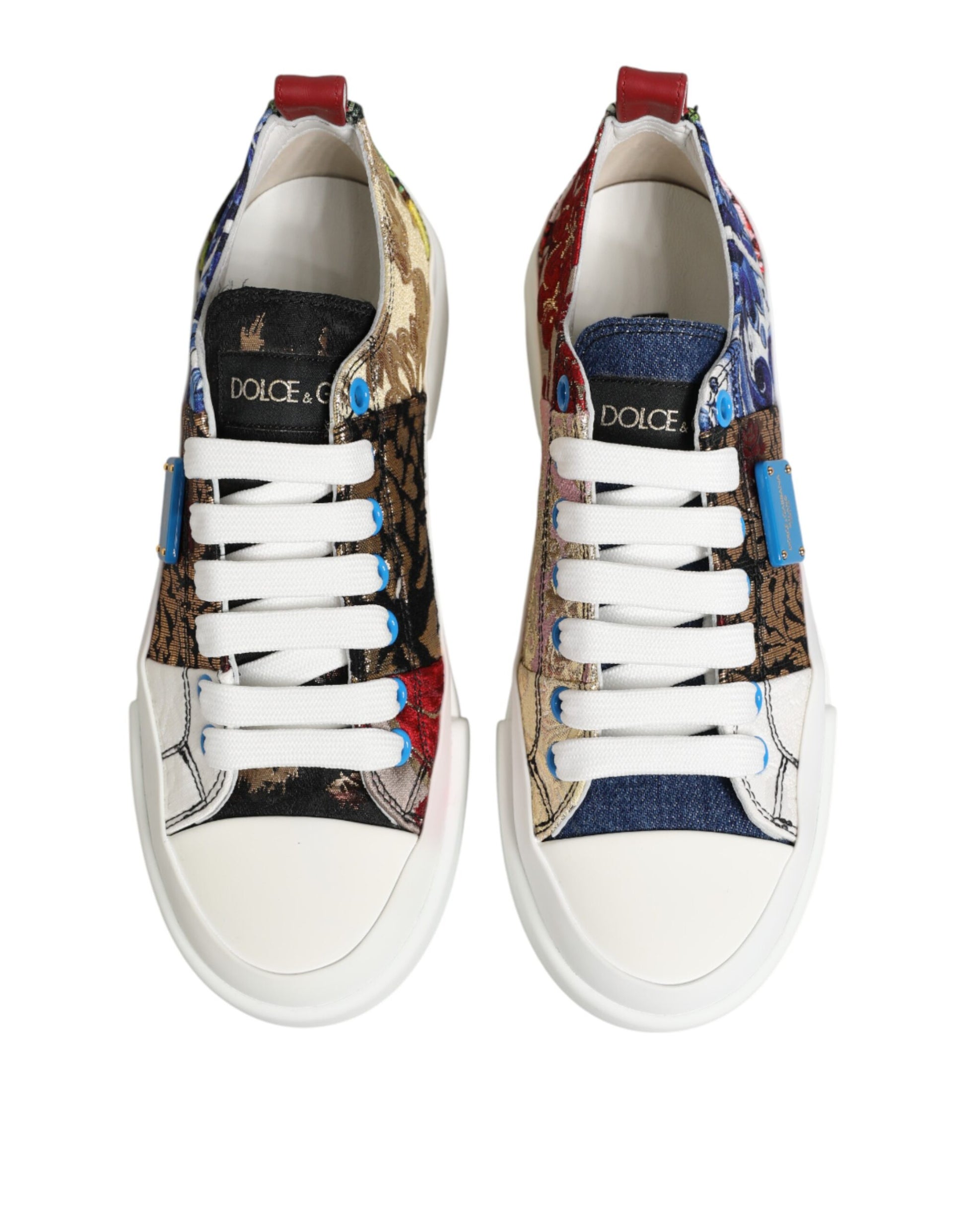 Multicolor Patchwork Low Top Sneakers Shoes
