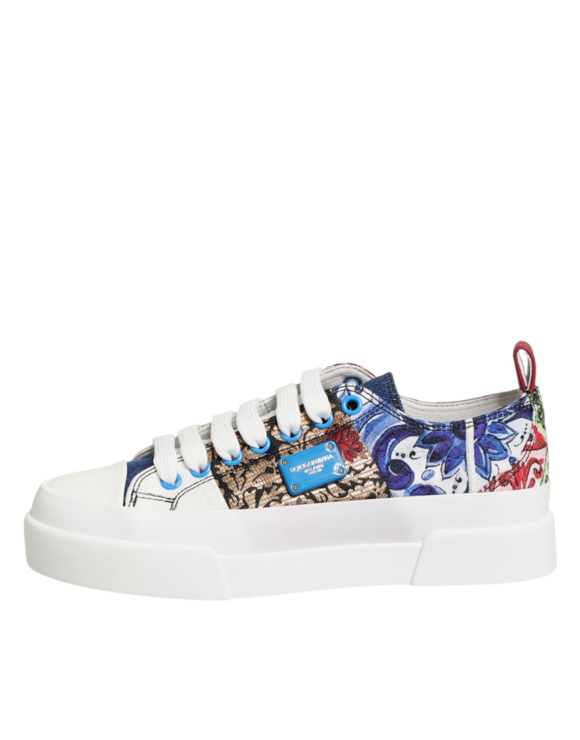 Multicolor Patchwork Low Top Sneakers Shoes