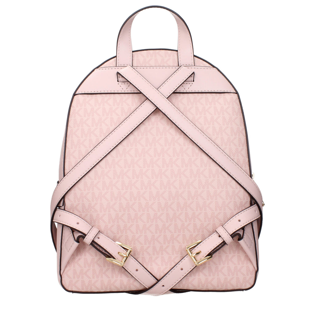 Pink Fabric Backpack