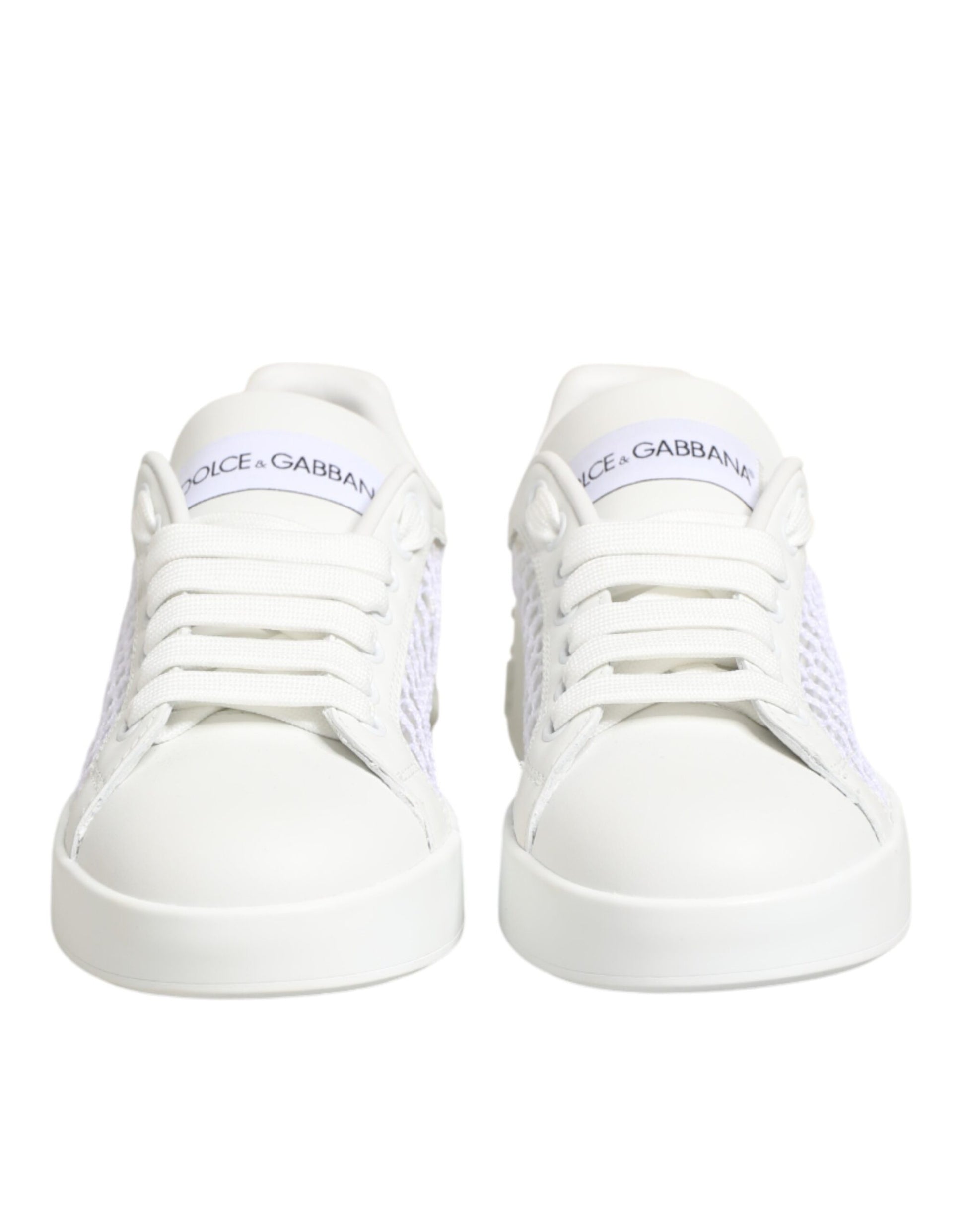 White Mesh Inserts Low Top Sneakers Shoes
