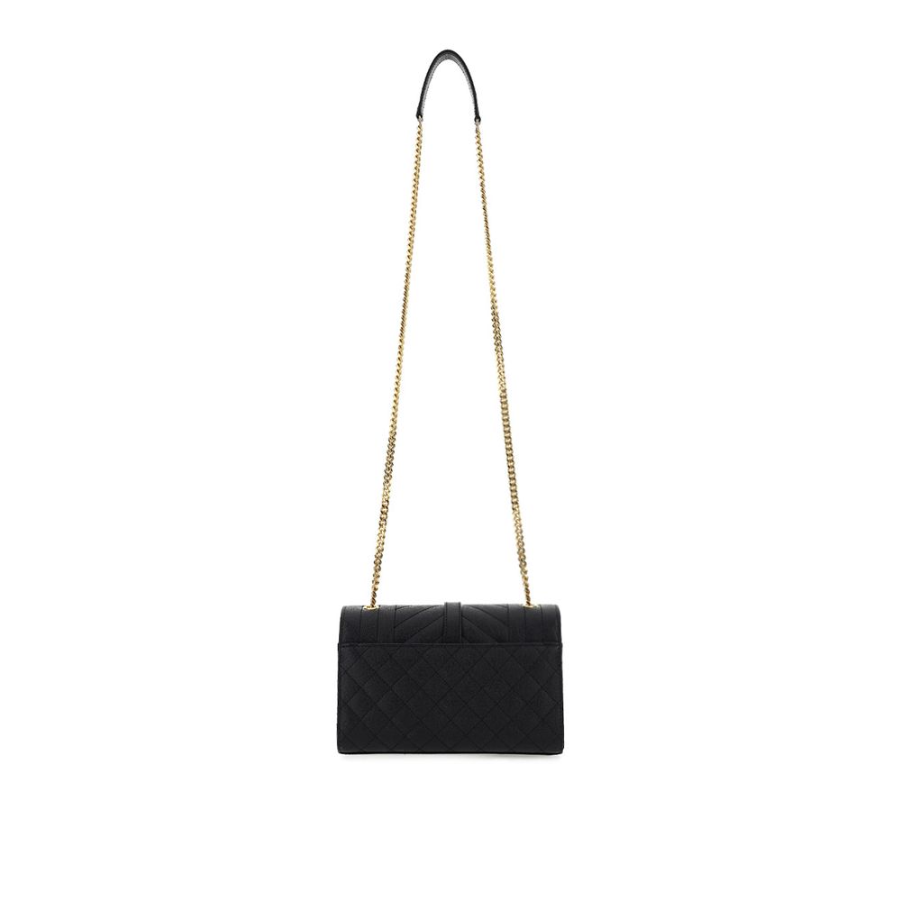 Black Calf Leather Bos Taurus Shoulder Bag