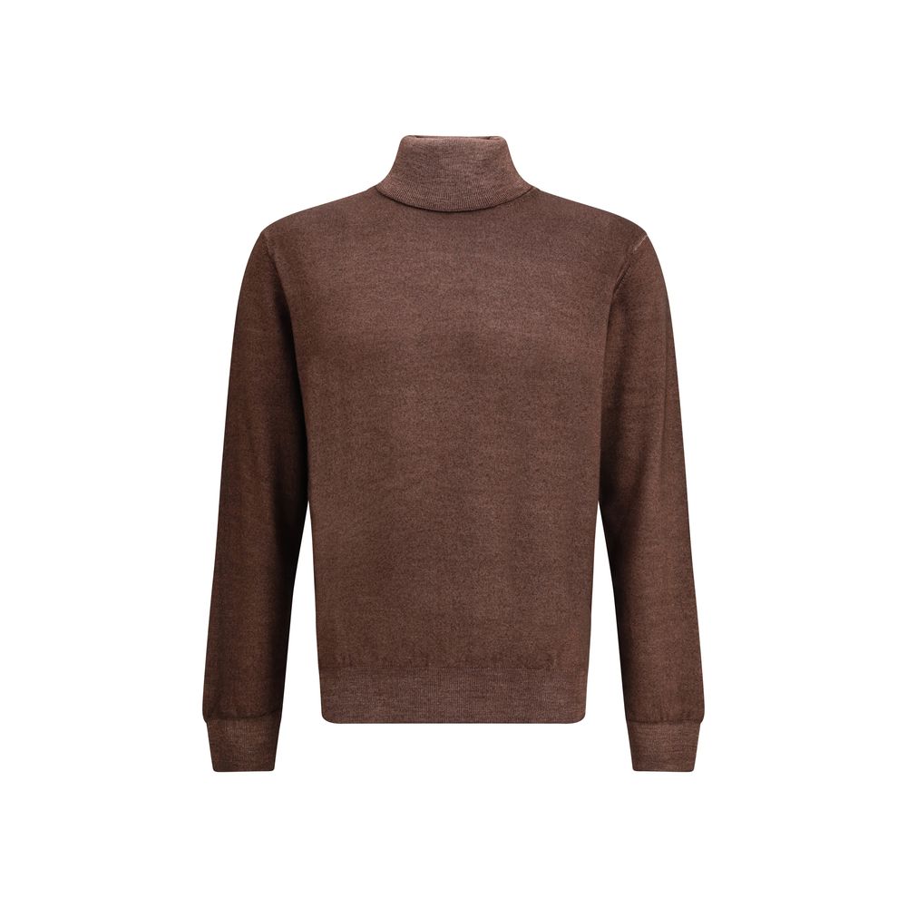 Brown Wool Turtleneck