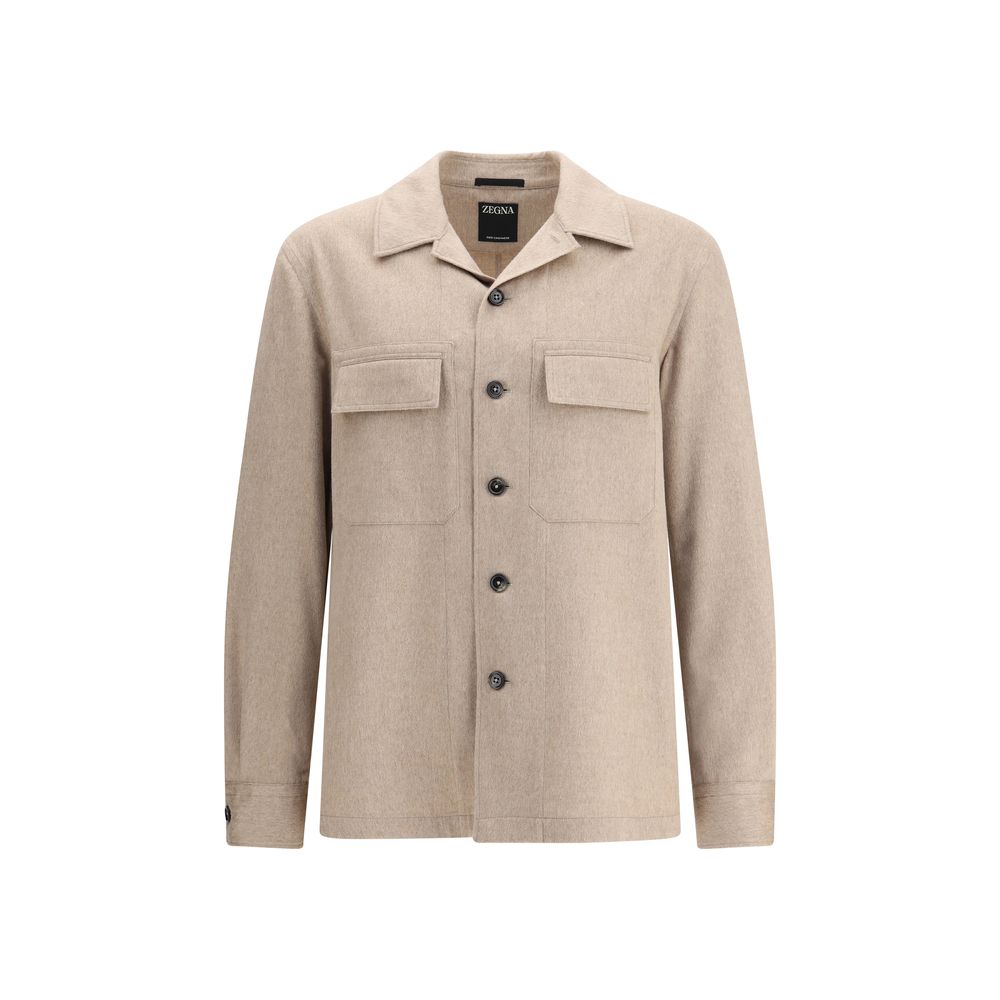 Beige Cotton Coat