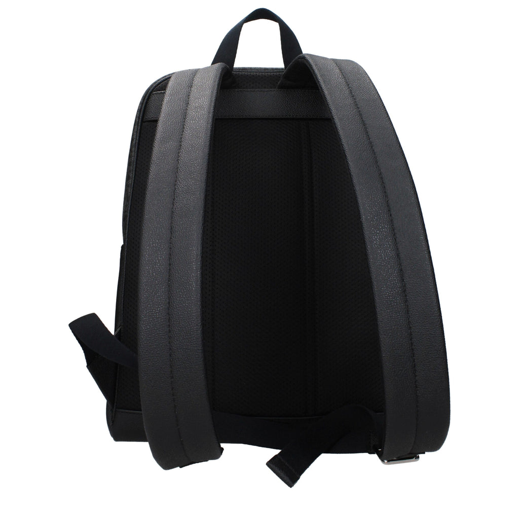Black Fabric Backpack