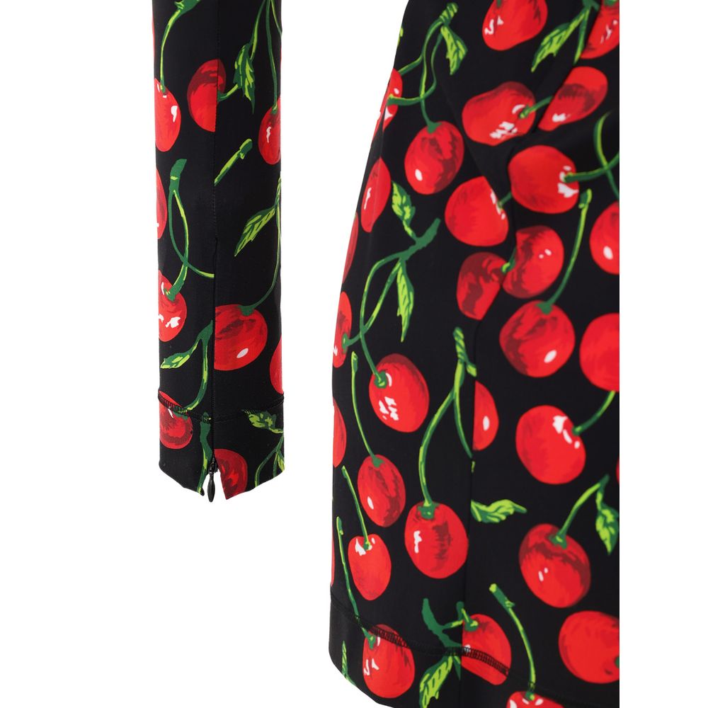 Bicolor Polyamide Short Dress