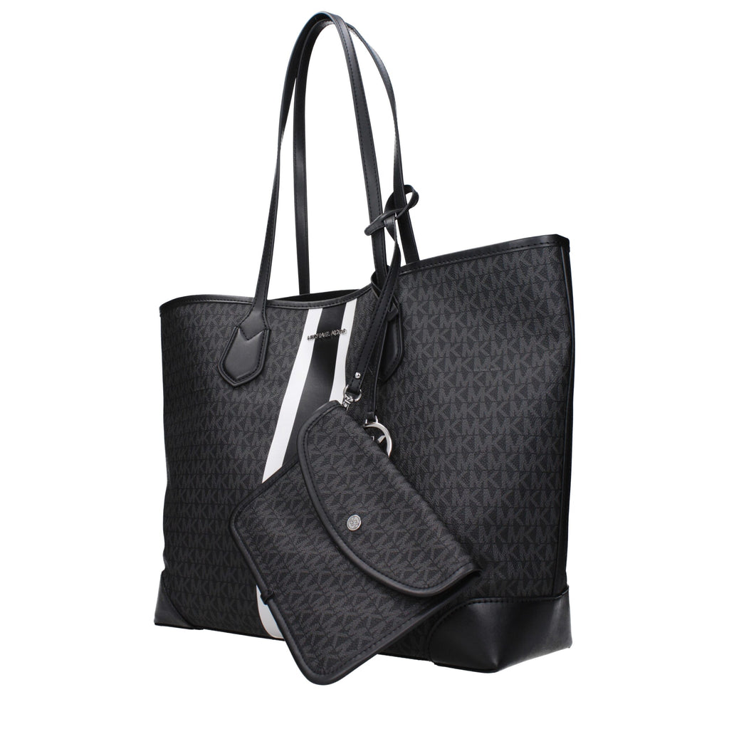 Black Fabric Shoulder Bag