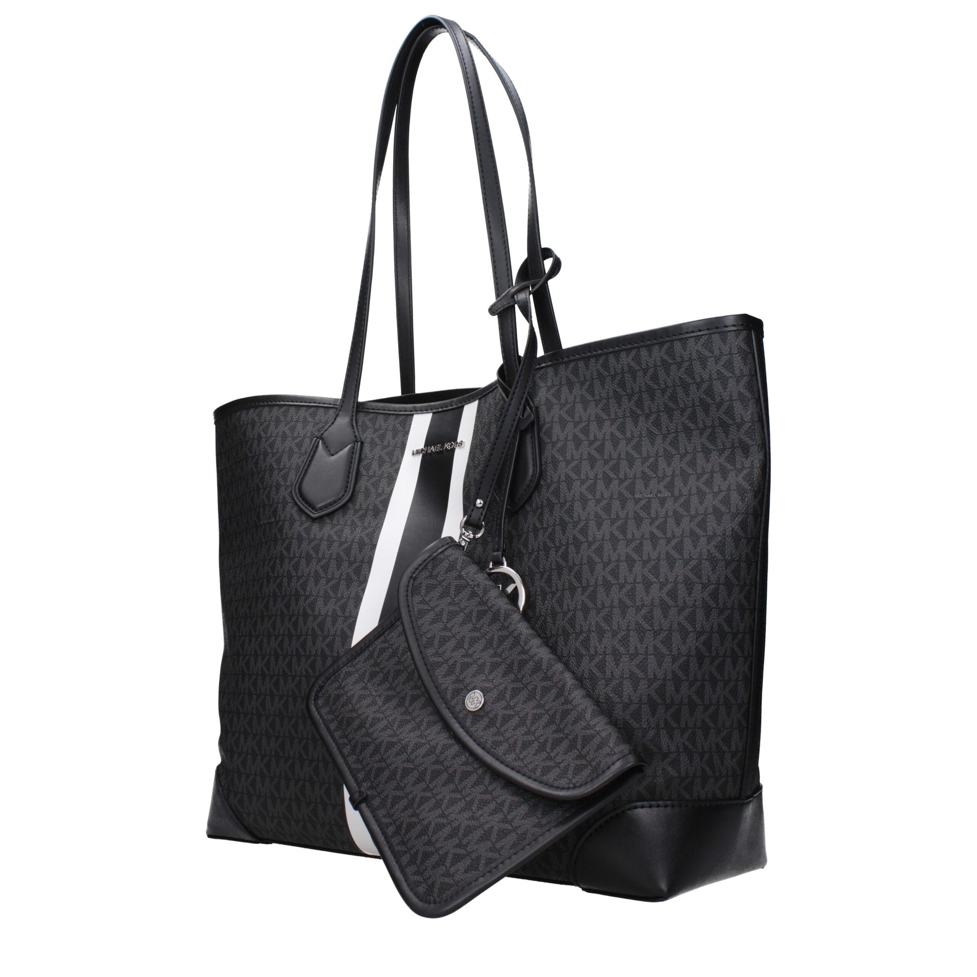 Black Fabric Shoulder Bag