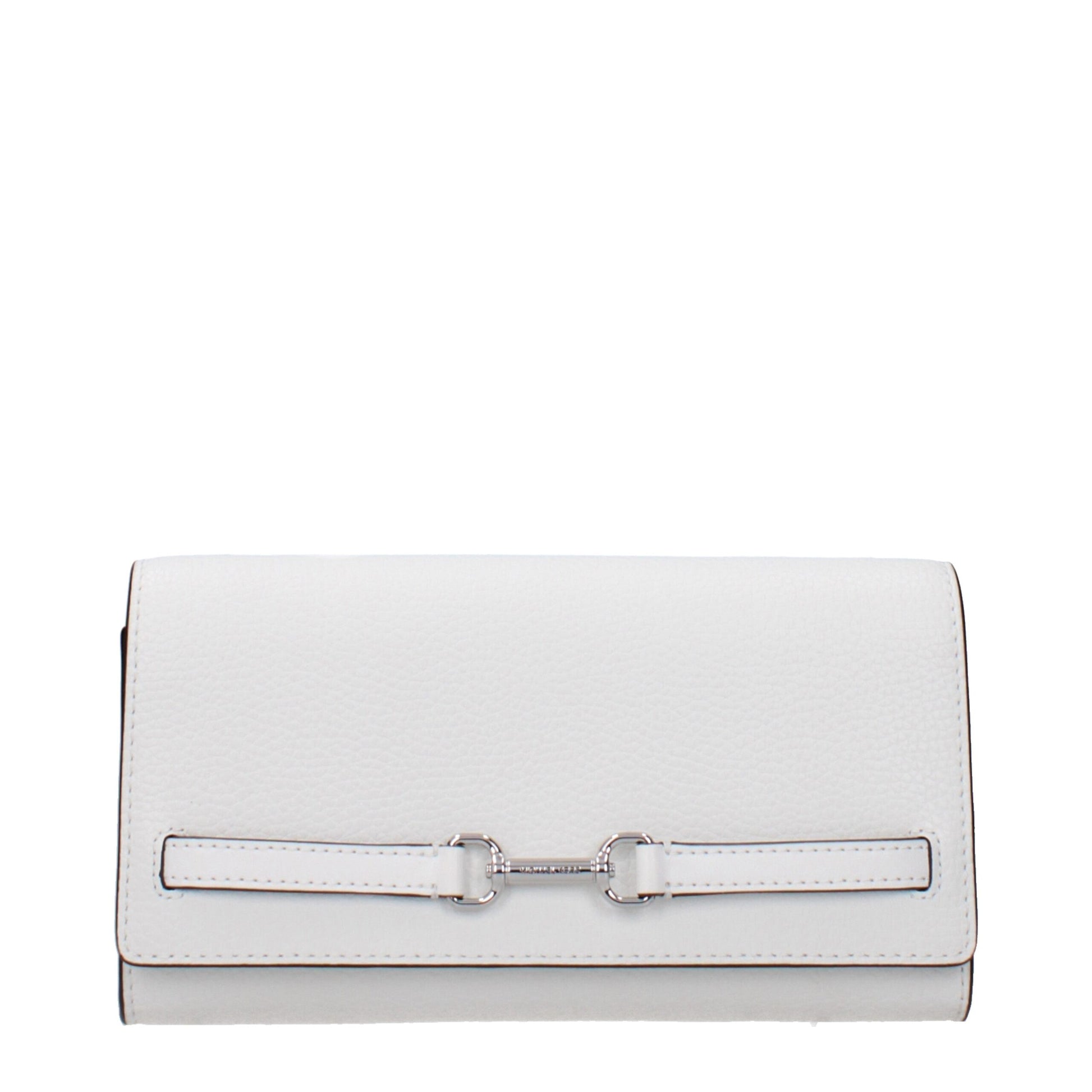 White Leather Clutch Bag