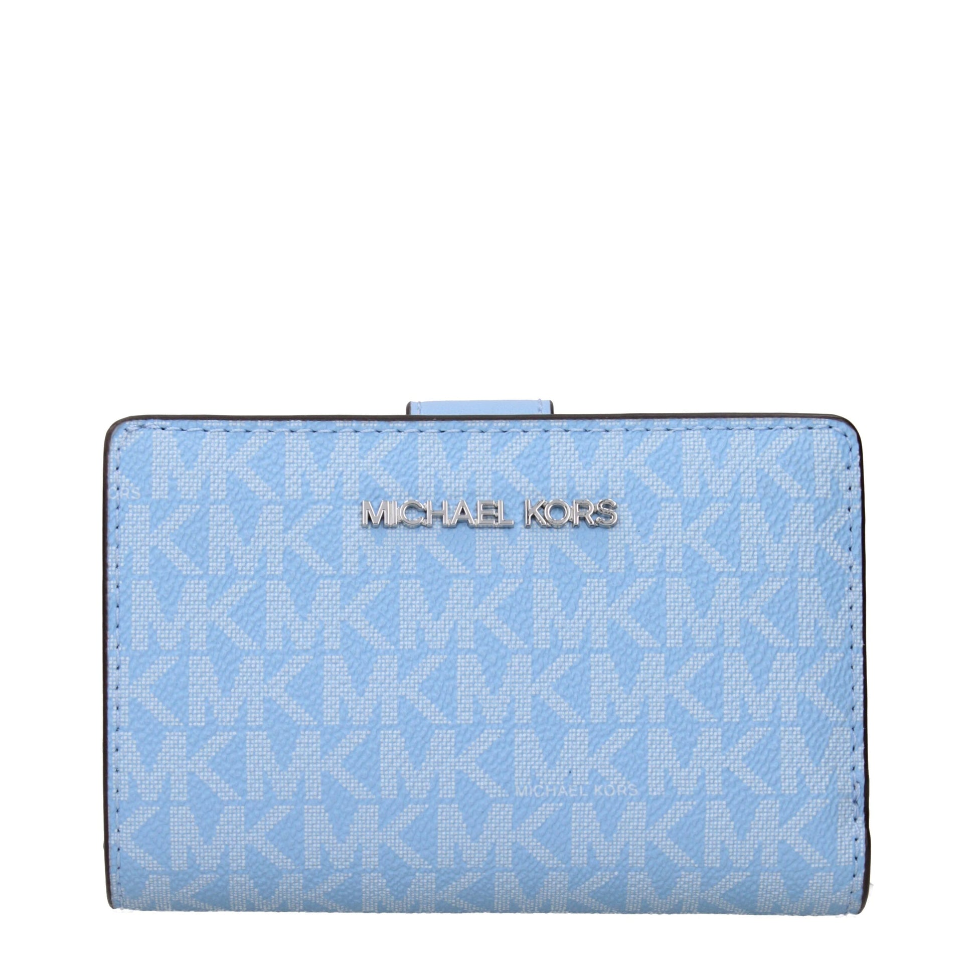 Light Blue Leather Wallet