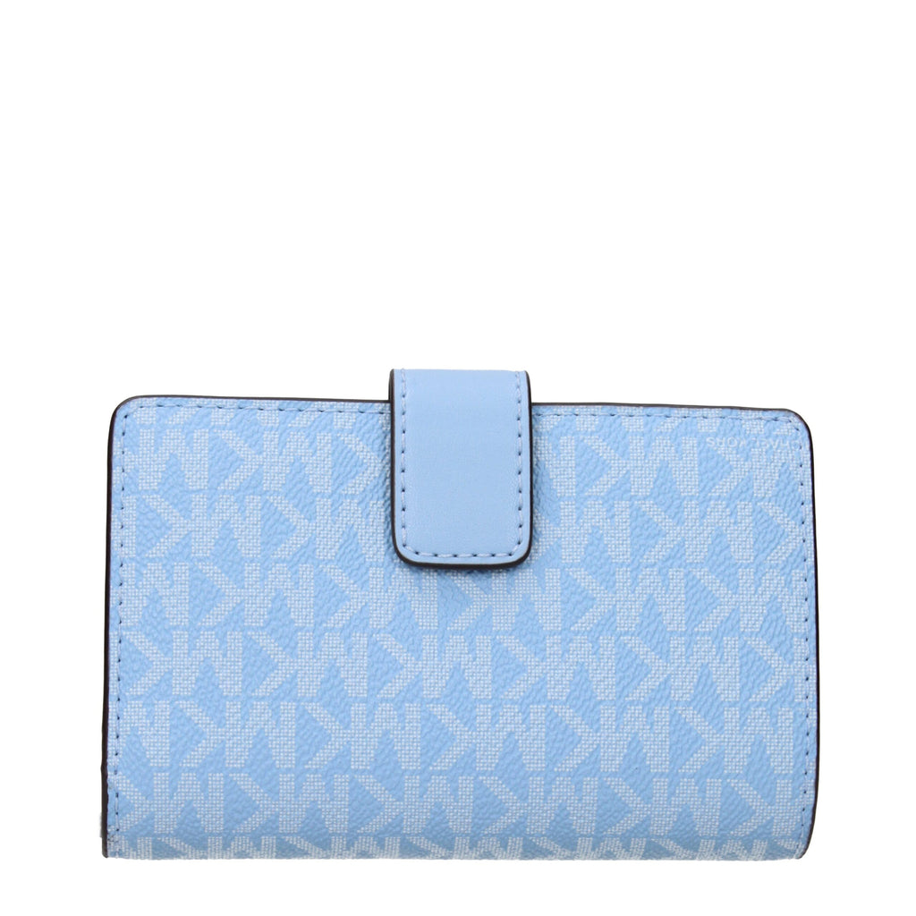 Light Blue Leather Wallet