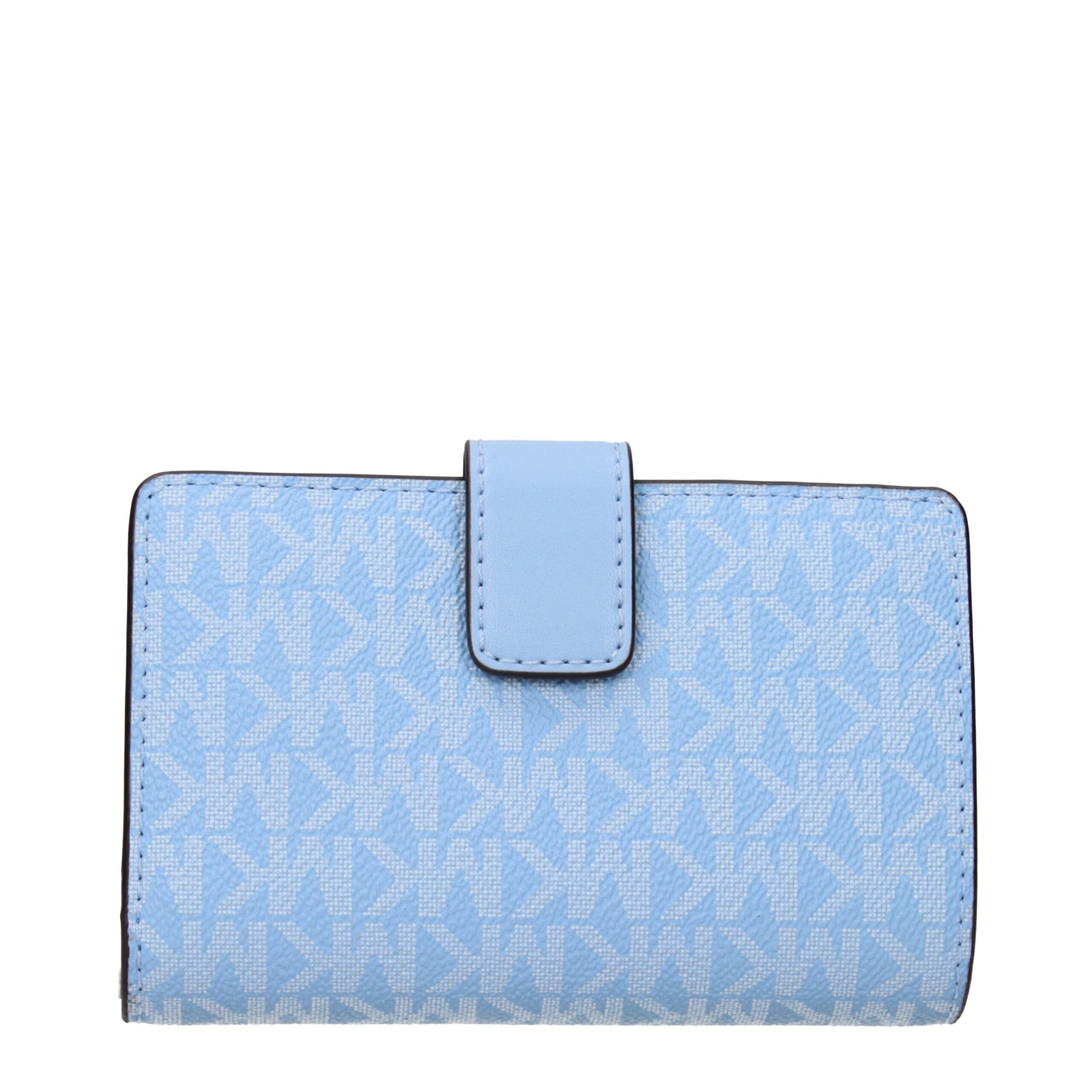 Light Blue Leather Wallet