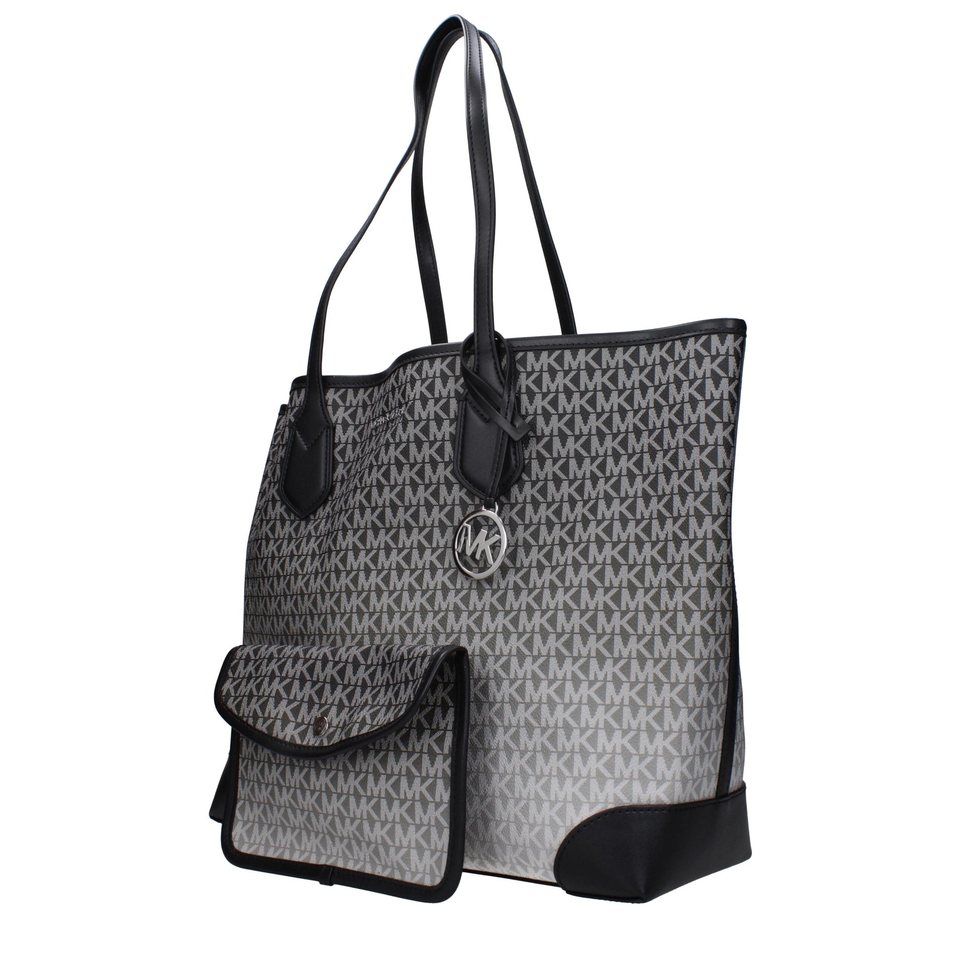 Black Fabric Shoulder Bag