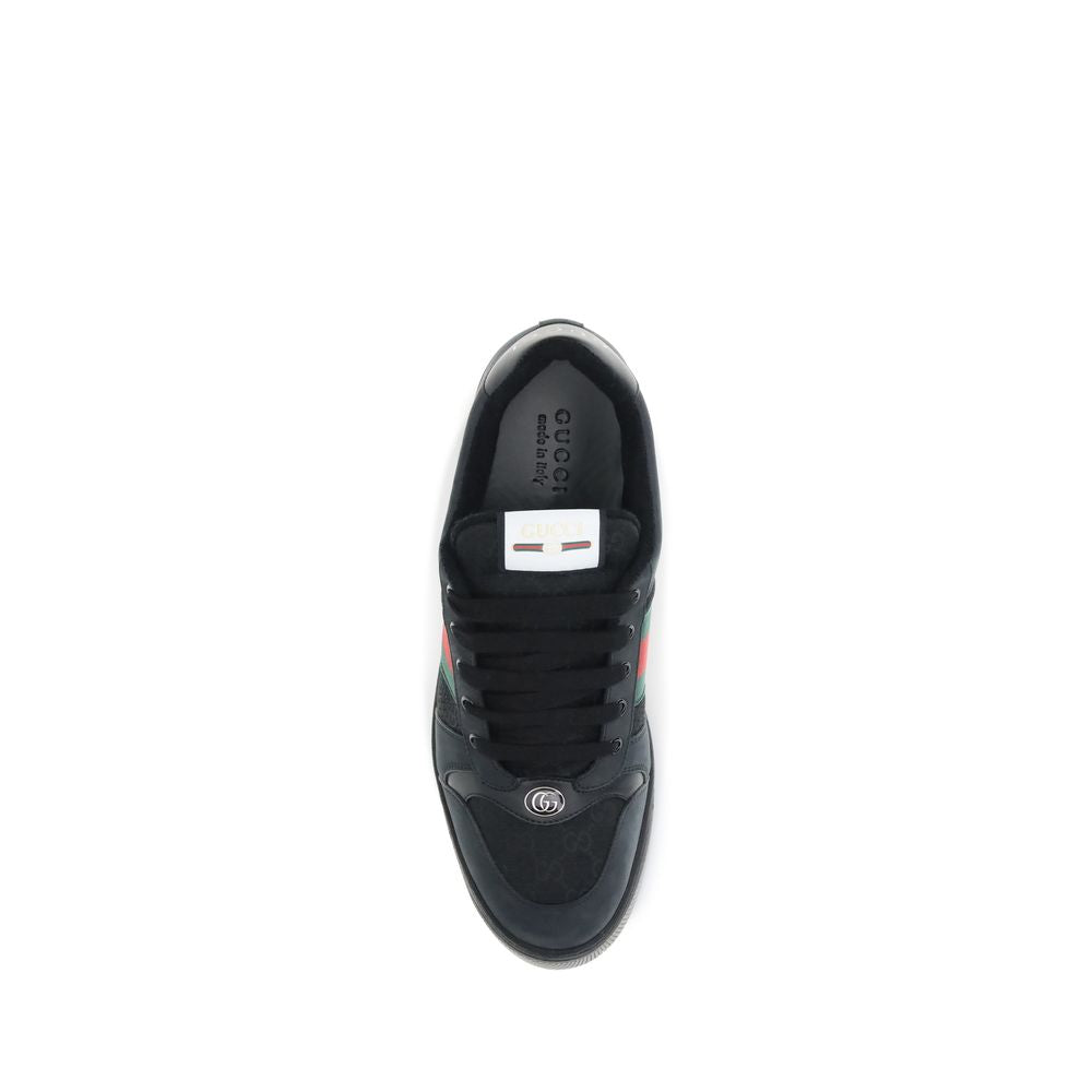 Black Calf Leather Bos Taurus Sneakers