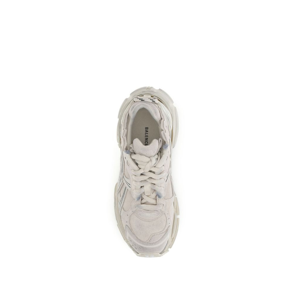 Beige Rubber Athletic Sneakers