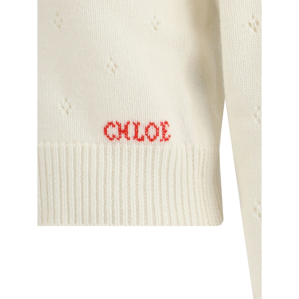 Cream Wool Sweatshirt