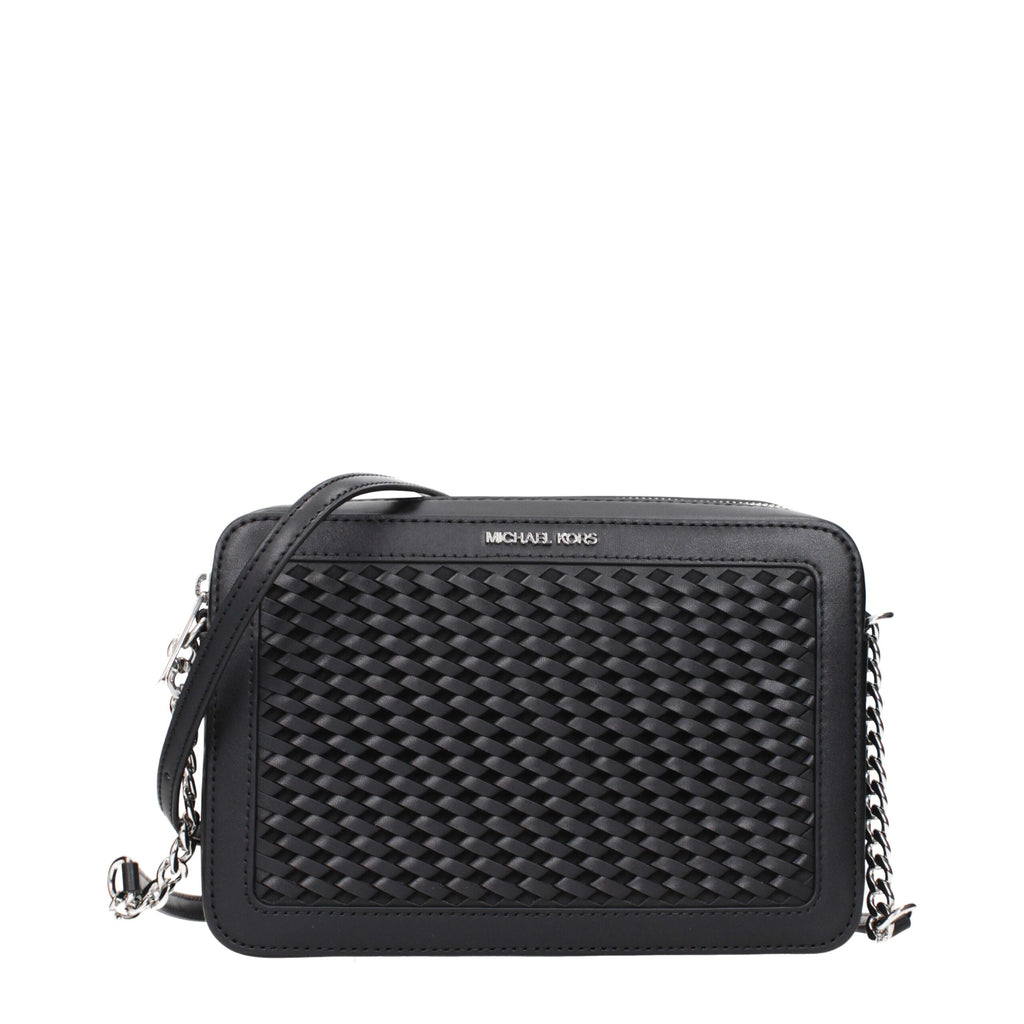 Black Leather Crossbody Bag