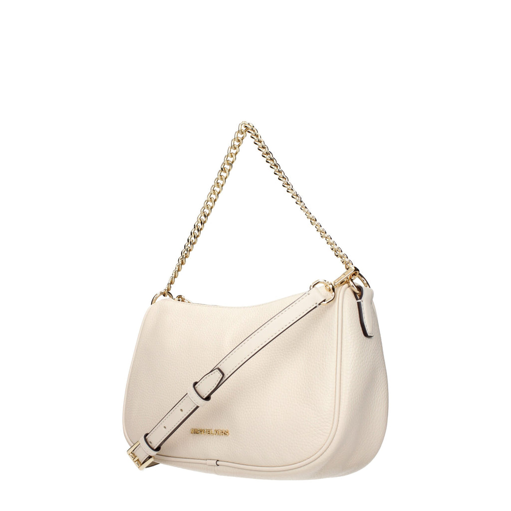 Beige Leather Handbag