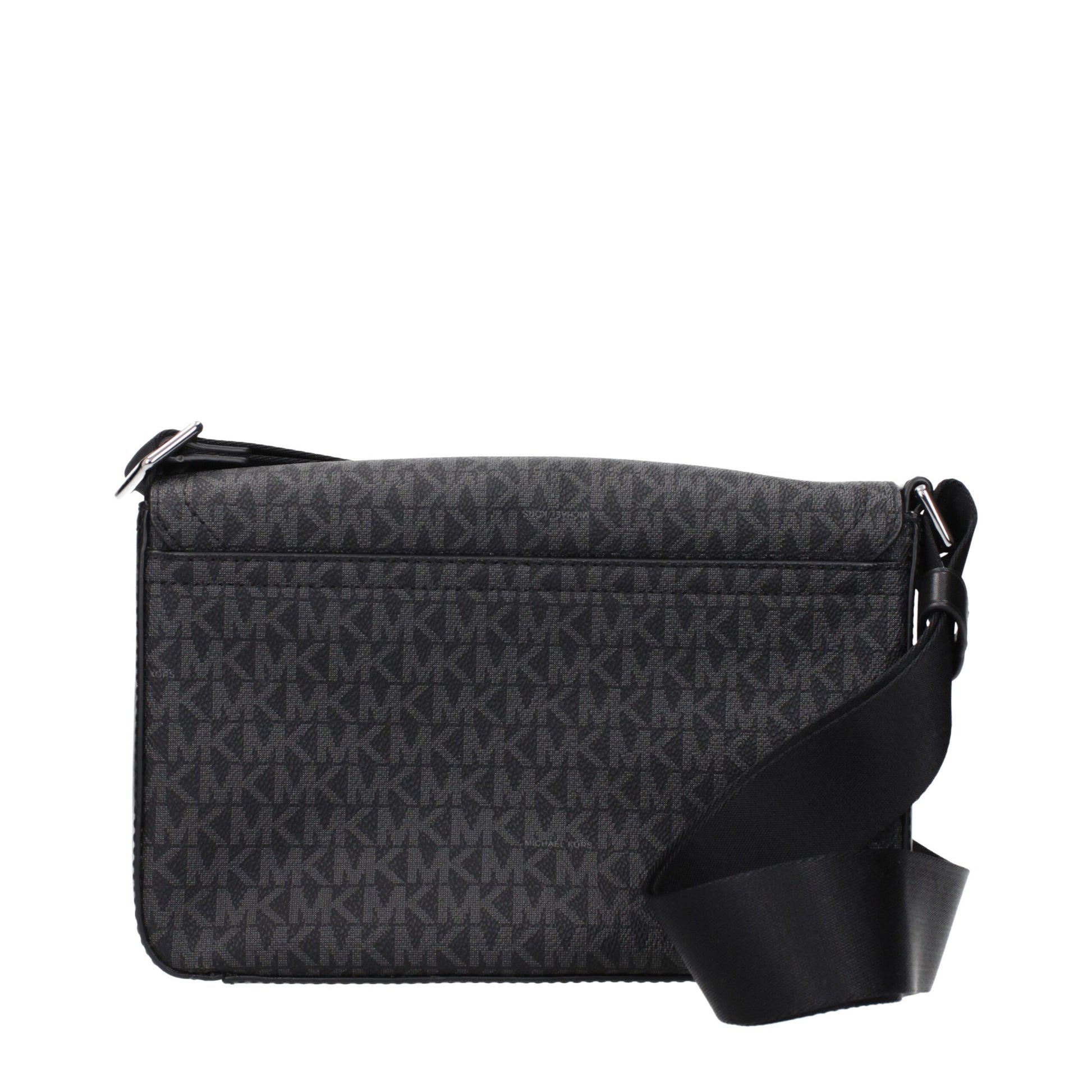 Black Fabric Crossbody Bag