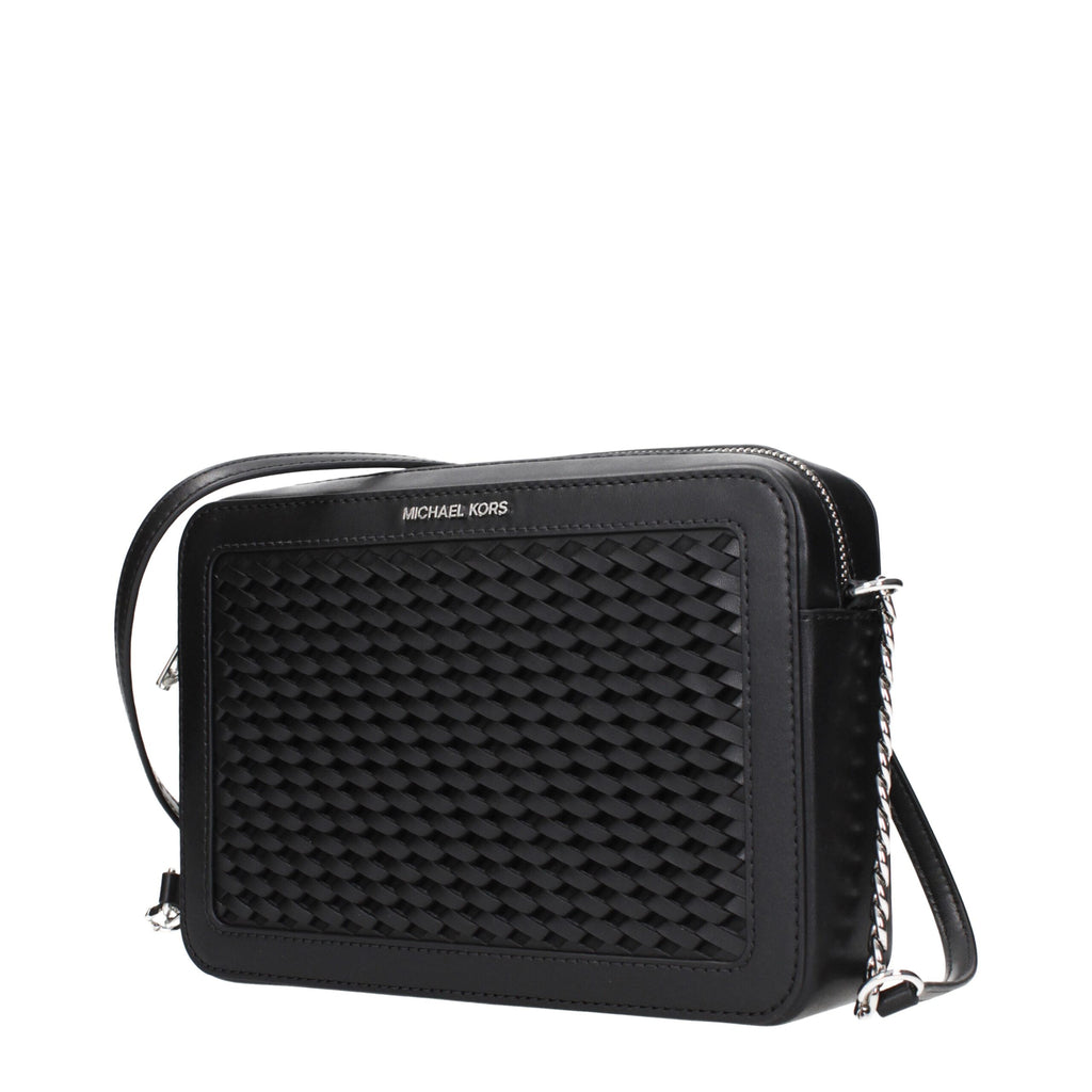 Black Leather Crossbody Bag