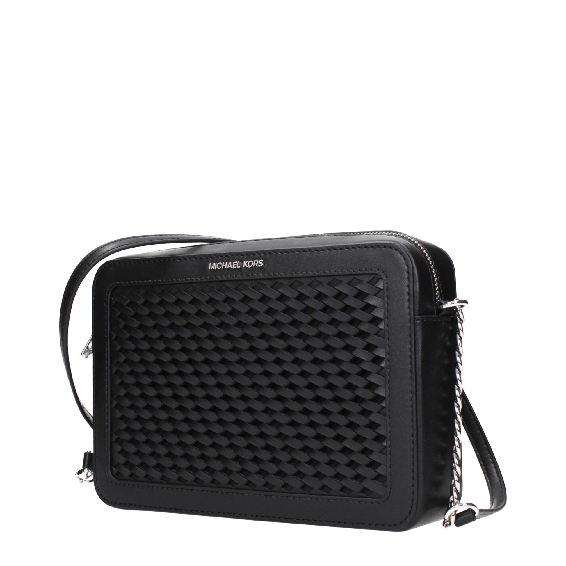 Black Leather Crossbody Bag