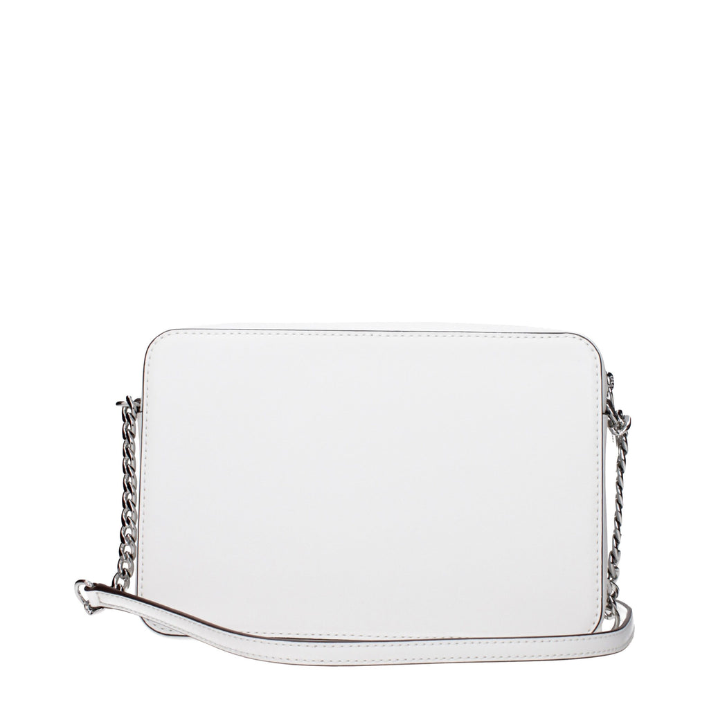 White Leather Crossbody Bag