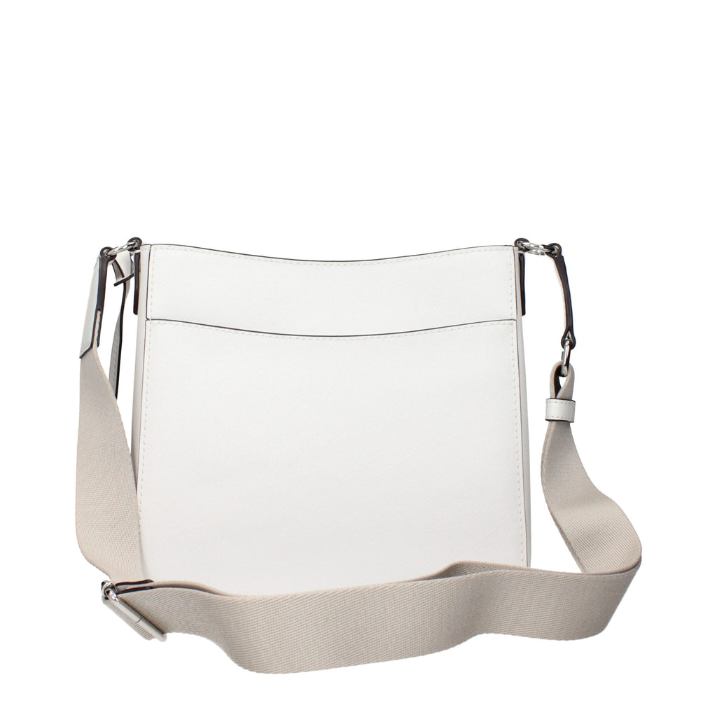 White Leather Shoulder Bag