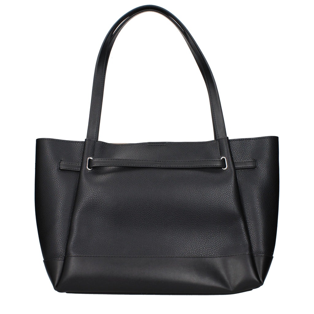Black Leather Shoulder Bag