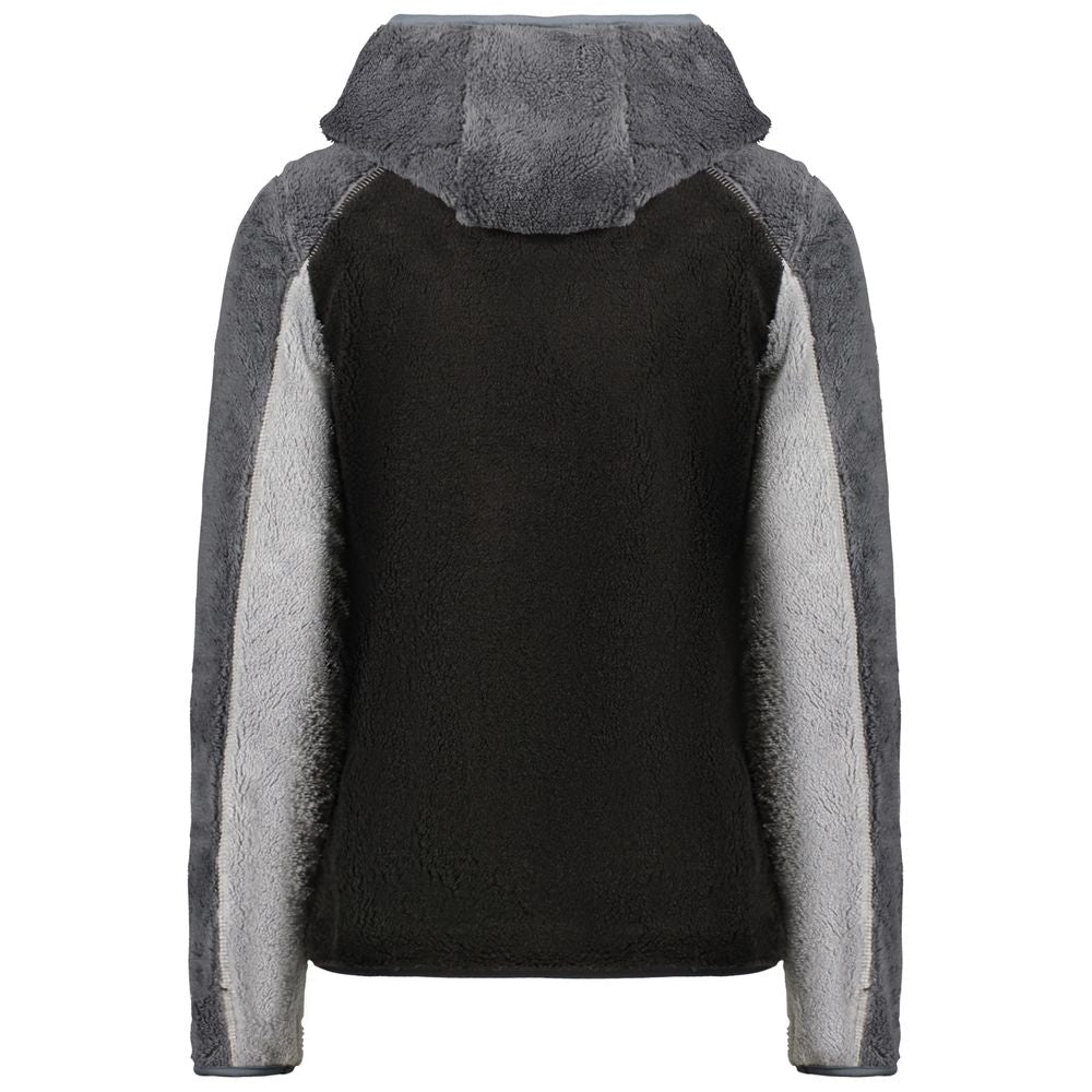 Black Polyester Sweatshirt