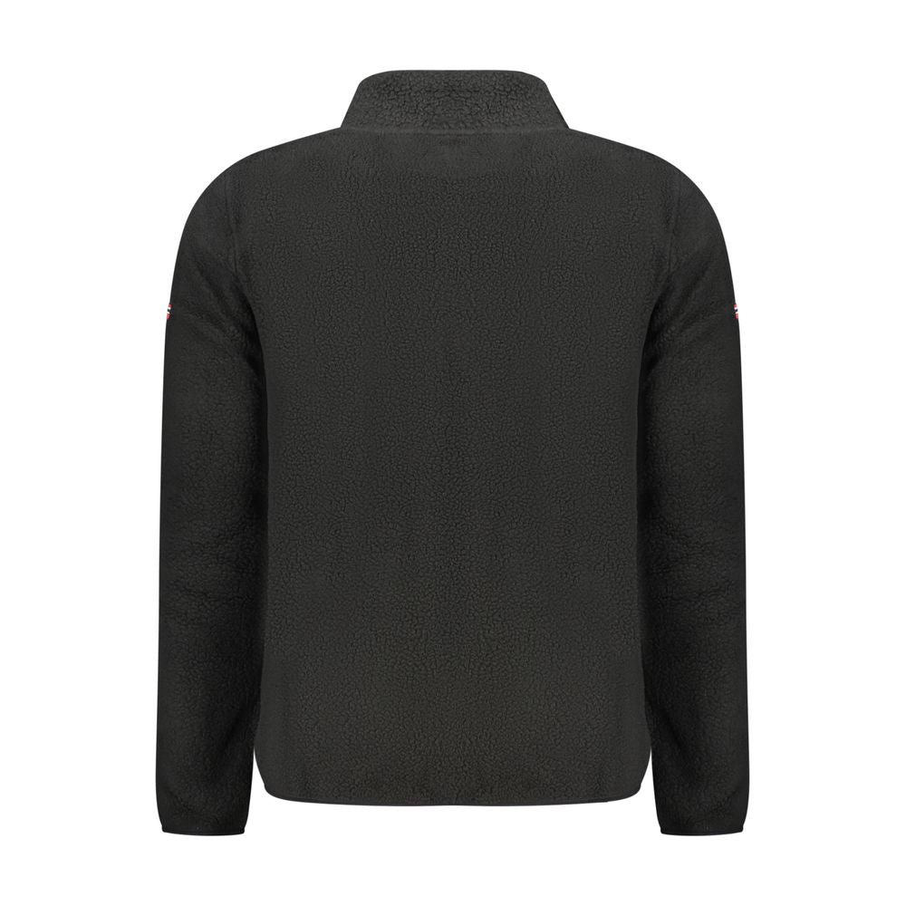 Black Polyester Sweatshirt