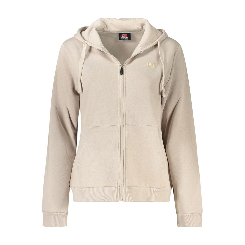 Beige Cotton Sweatshirt
