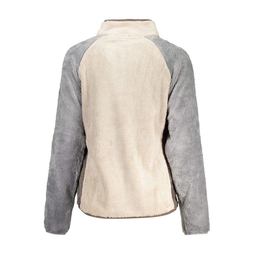 Beige Polyester Sweatshirt