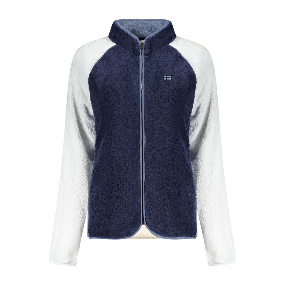 Blue Polyester Sweatshirt