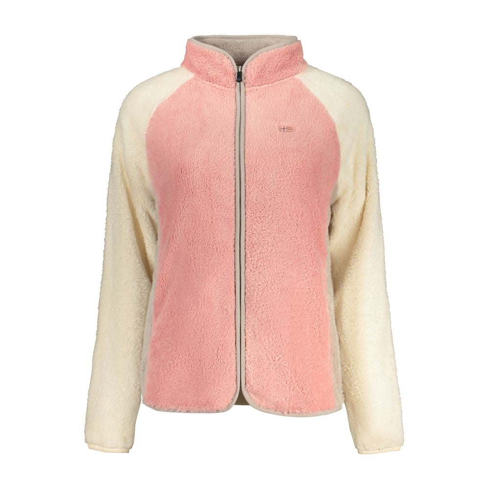 Pink Polyester Sweatshirt