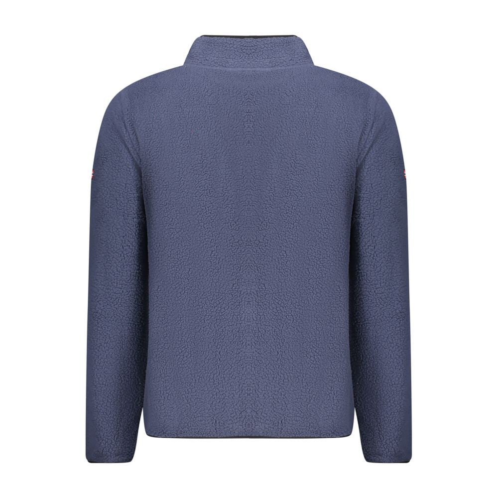 Blue Polyester Sweatshirt