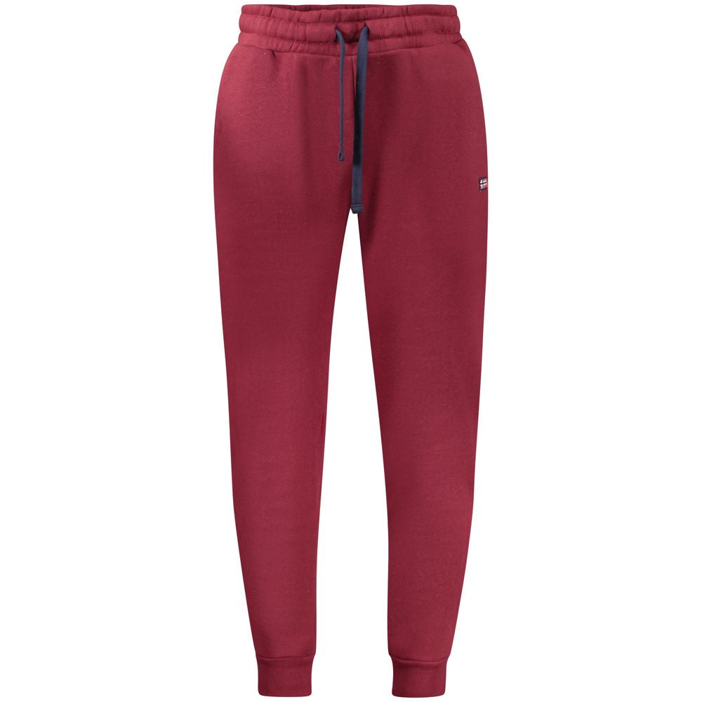 Purple Cotton Men's Tracksuit Pants