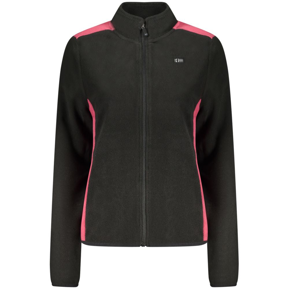 Black Polyester Sweatshirt