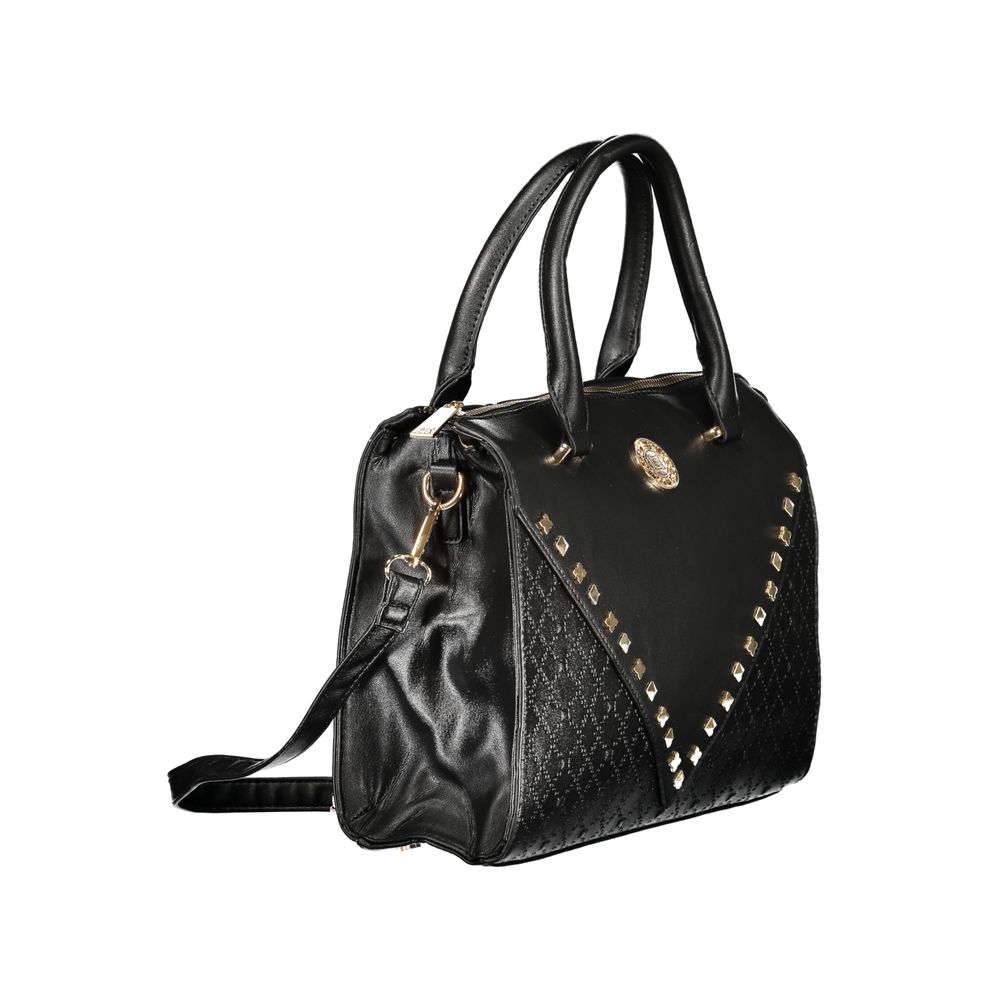 Black PVC Women Handbag