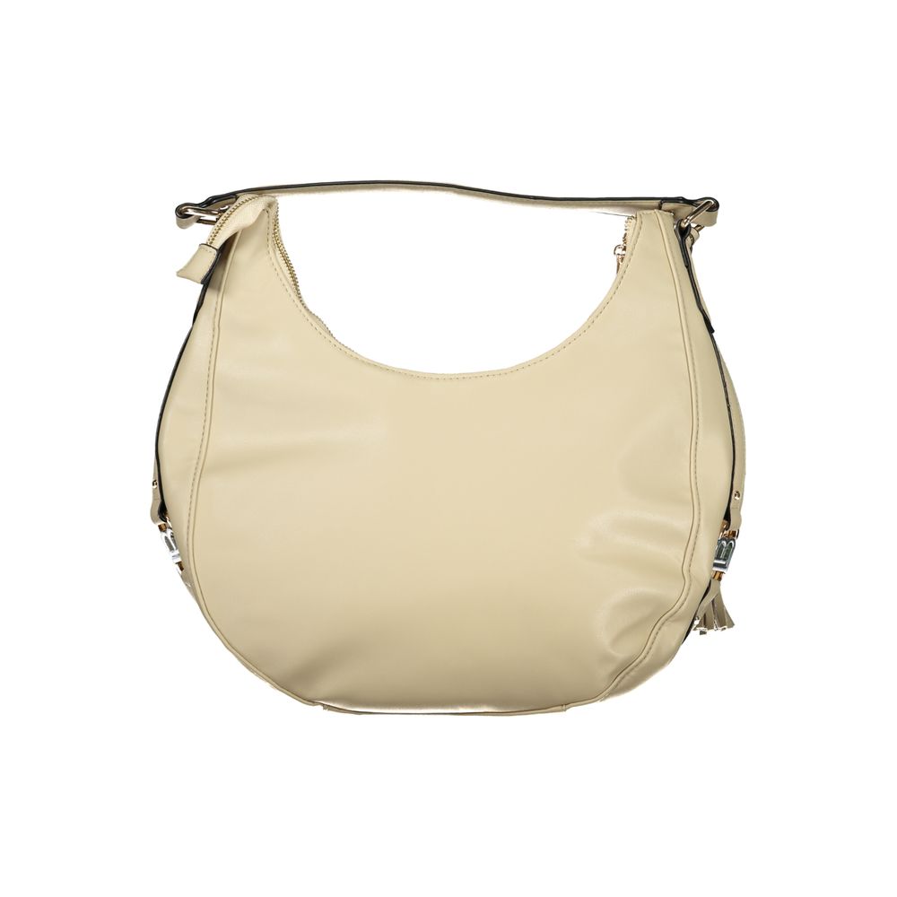 Beige PVC Women Handbag